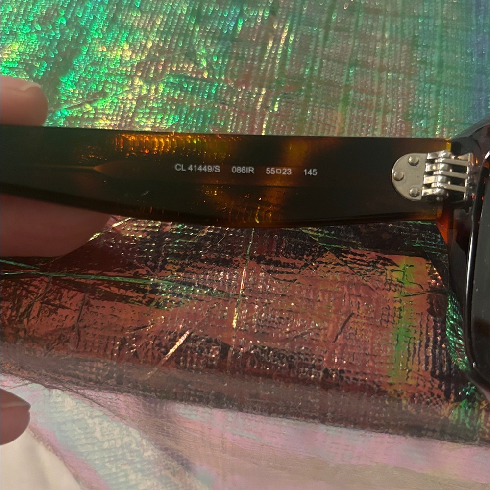 Celine Tortoise Shell Square Sunglasses - Picture 6 of 6